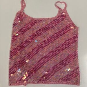 Sequinned top